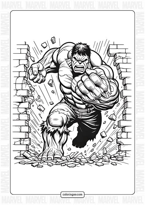 Smash Into Creativity: Your Ultimate Guide to Hulk Printable Coloring Pages!