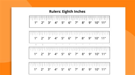 The Ultimate Guide to Your Perfect Inch Ruler Printable: Measure Anything, Anywhere!