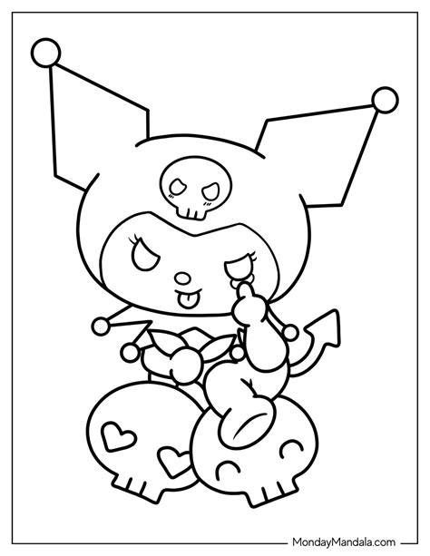 Unlock Your Creativity: The Ultimate Collection of Kuromi Printable Coloring Pages for Fans of All Ages