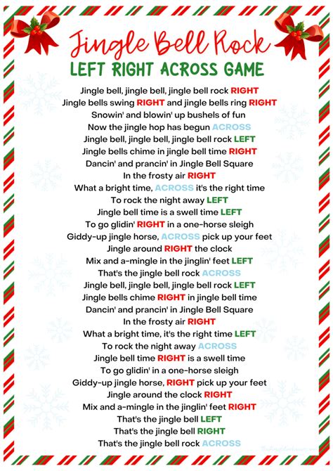 The Ultimate Guide to the Left Right Game Christmas Printable: Fun, Gifts & Festive Memories!