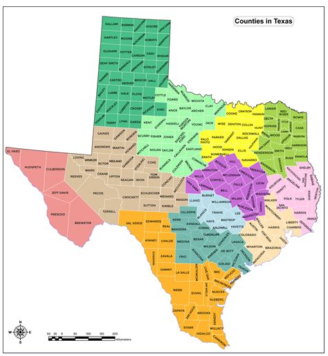 Unlocking Texas: Your Comprehensive Guide to the Perfect Map of Texas Counties Printable