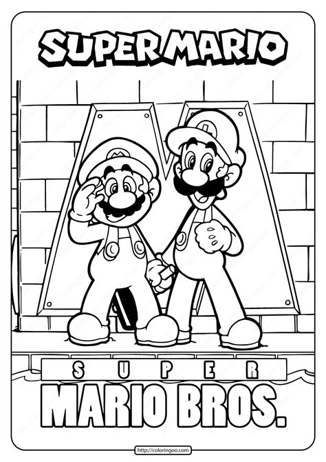 Level Up Your Creativity: The Ultimate Guide to Mario Brothers Coloring Pages Printable
