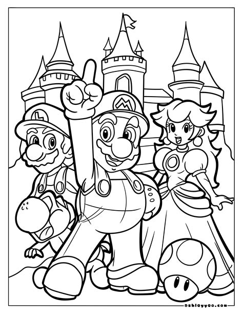 Level Up Your Creativity: The Ultimate Guide to Mario Colouring Pages Printable!