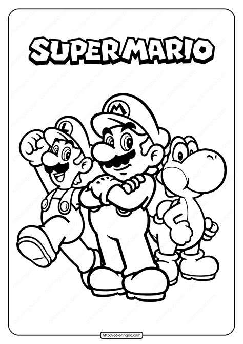 Unleash the Rainbow: The Ultimate Guide to Free Mario Printable Coloring Pages