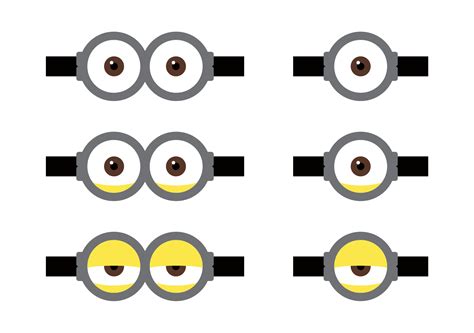 The Ultimate Guide to Minion Eyeballs Printable: Crafting Joy, One Goggle at a Time!