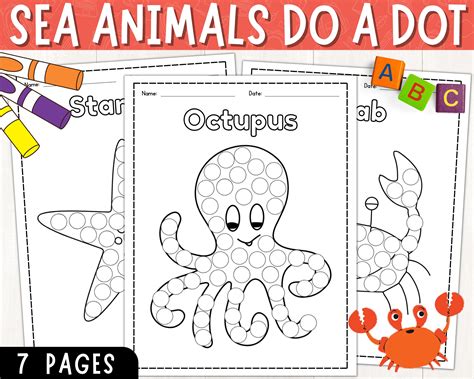 Dive Into Fun: Your Ultimate Guide to FREE Ocean Do-A-Dot Printables!