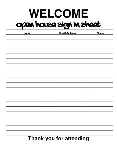 The Ultimate Guide to Your Open House Sign-In Sheet Printable: Master Your Showings and Capture Leads!
