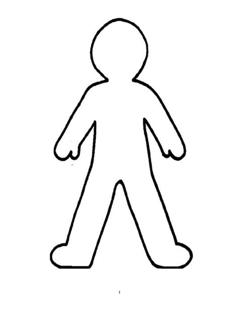 Unlock Your Creativity: The Ultimate Guide to Person Outline Printables