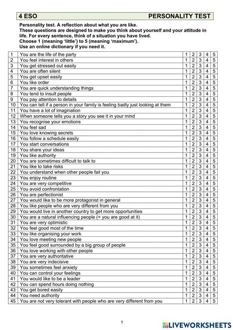 Unleash the Fun: Your Ultimate Guide to Finding the Perfect Personality Quiz Printable
