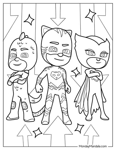 The Ultimate Guide to PJ Masks Coloring Pages Printable: Unleash Hours of Heroic Fun!