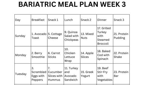 Unlock Your Success: The Essential Printable Bariatric Meal Plan PDF Guide for Every Stage