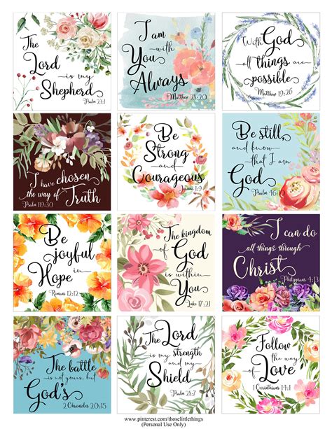 Unlock Daily Inspiration: Your Ultimate Guide to Beautiful Printable Bible Verses