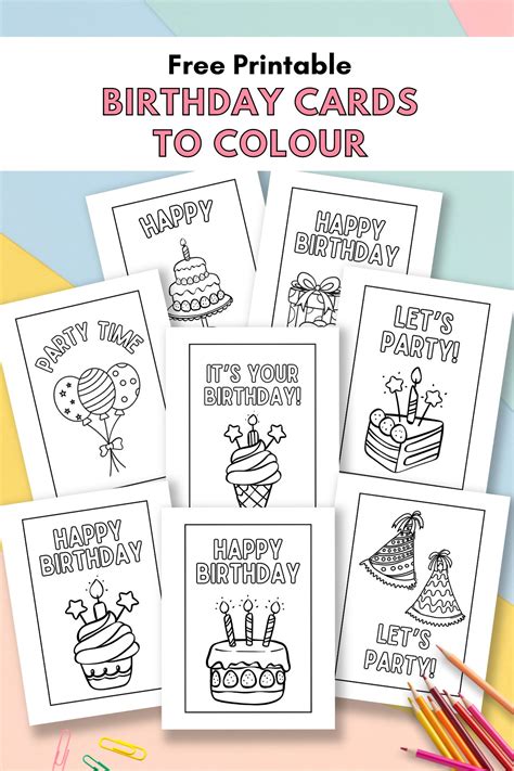 Unlock Creativity: Your Go-To Guide for Amazing Printable Birthday Cards for Coloring