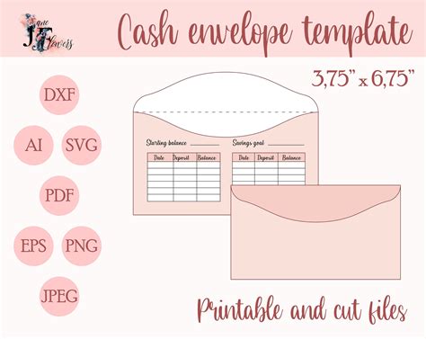 Embrace Financial Whimsy: The Ultimate Guide to Printable Budget Envelope Templates in Shabby Chic Style