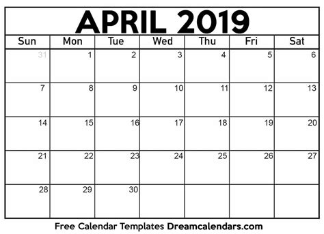 Unlocking the Past: Your Comprehensive Guide to Finding and Utilizing a Printable Calendar for April 2019