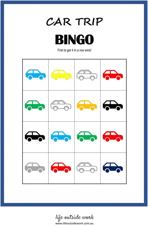 Unlock Road Trip Bliss: Your Ultimate Guide to Printable Car Bingo (Say Goodbye to "Are We There Yet?")