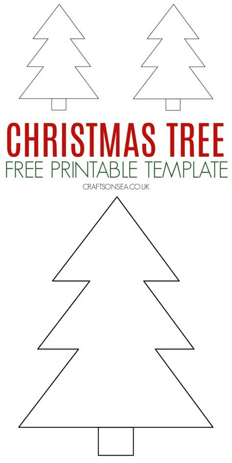 Your Guide to the Perfect Printable Christmas Tree Template: Crafting Holiday Magic Made Easy!