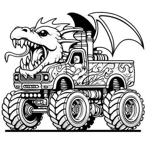 Roaring Fun at Home: The Ultimate Guide to Printable Monster Truck Coloring Pages