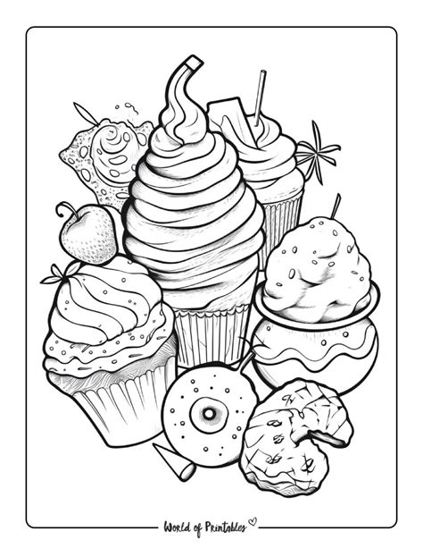 Dish Up Some Creativity: Your Ultimate Guide to Printable Coloring Pages of Food!