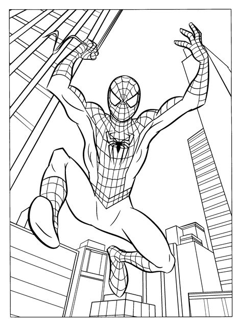 Swing Into Creativity: Your Ultimate Guide to Printable Spiderman Coloring Pages!