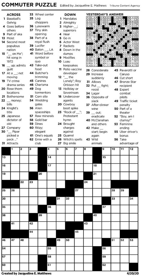 Your Ultimate Guide to Printable Daily Commuter Crossword Puzzles: Master Your Journey!