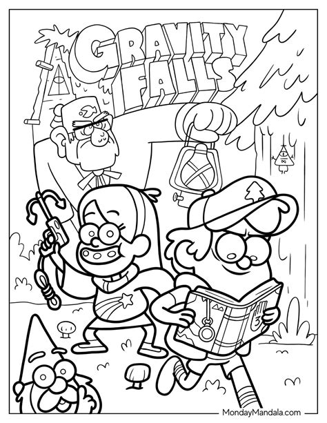 Unlocking the Mysteries of Creativity: The Ultimate Guide to Printable Dipper and Mabel Fun!