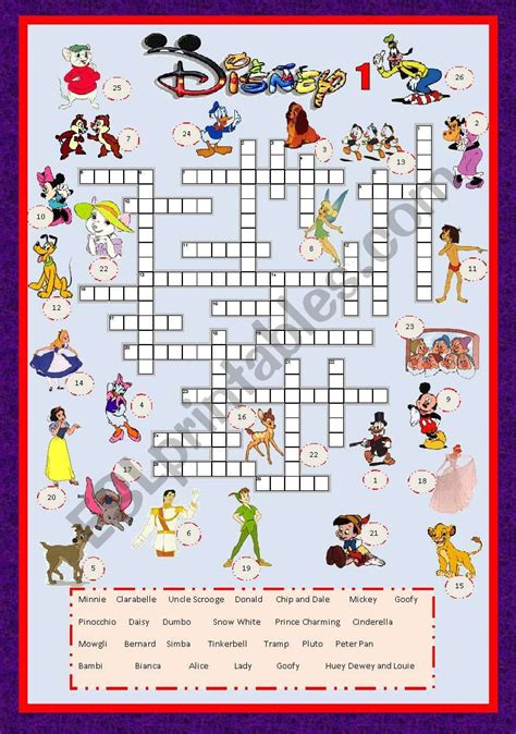 Unlocking the Magic: The Ultimate Guide to Printable Disney Crossword Puzzles for Every Fan