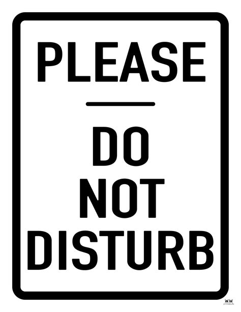 Unlocking Your Sanctuary: Why a Printable Do Not Disturb Sign is Your New Best Friend
