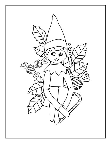 Unwrap the Magic: The Ultimate Guide to Printable Elf Colouring Pages for Festive Fun!