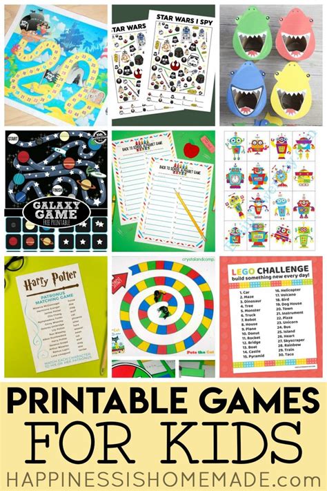 The Ultimate Guide to Printable Games for Kids: Say Goodbye to Boredom and Hello to Screen-Free Fun!