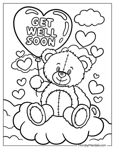 The Healing Power of Hues: Your Go-To Guide for Printable Get Well Soon Coloring Pages