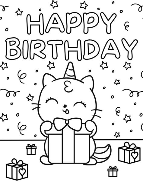 Unleash the Fun: The Ultimate Guide to Printable Happy Birthday Coloring Sheets for Every Celebration
