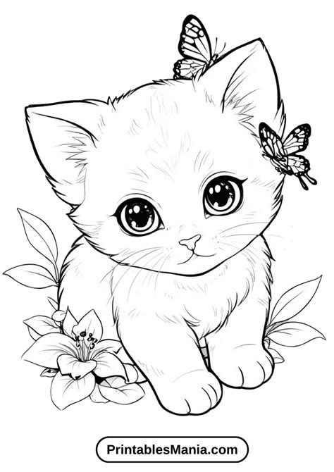 Unleash Purr-fect Creativity: Your Ultimate Guide to Printable Kitten Coloring Pages