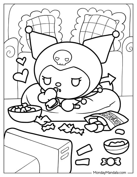 Unleash Your Inner Rebel: Discover the Best Printable Kuromi Coloring Pages!