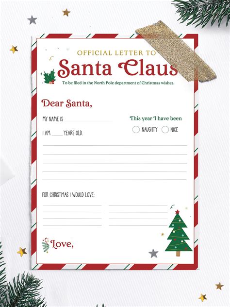 The Magic Touch: Crafting the Perfect Printable Letter to Santa (and Where to Find It!)