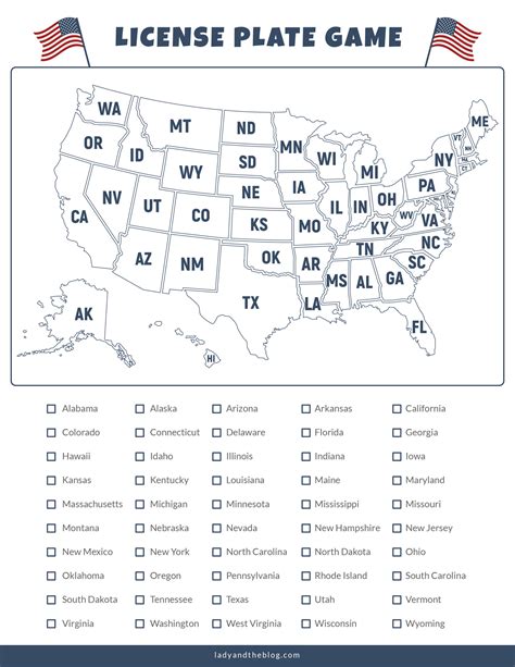 Your Ultimate Guide to the Printable License Plate Game: Say Goodbye to Road Trip Boredom!