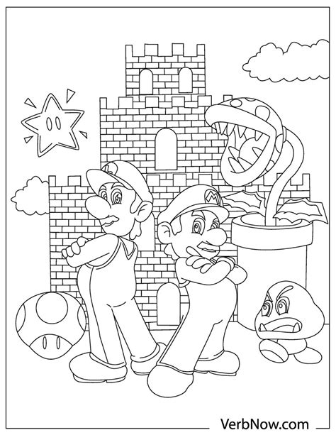 Level Up Your Creativity: The Ultimate Guide to Printable Mario Brothers Coloring Pages!