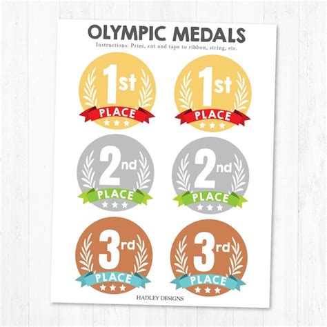 Go for Gold (or Silver, or Bronze!): Your Ultimate Guide to Printable Medals for the Olympics at Home