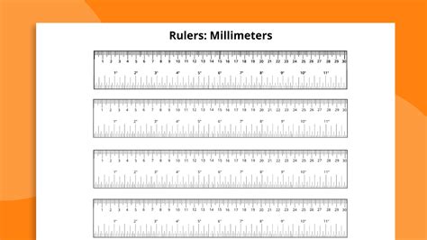The Ultimate Guide to Your Free Printable Millimeter Ruler: Precision at Your Fingertips!