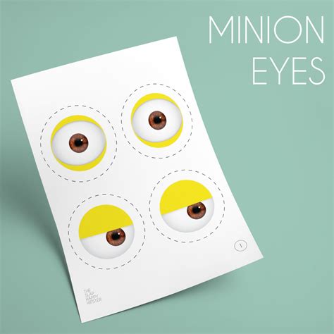 The Ultimate Guide to Printable Minion Eyeballs: Your Go-To Resource for Crafting Joy (and Mayhem!)