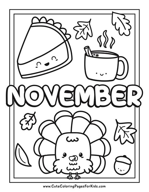 Cozy Up with Creativity: Your Guide to the Best Printable November Coloring Pages
