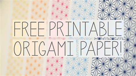 Unlock Your Creativity: Your Complete Guide to Printable Origami Paper