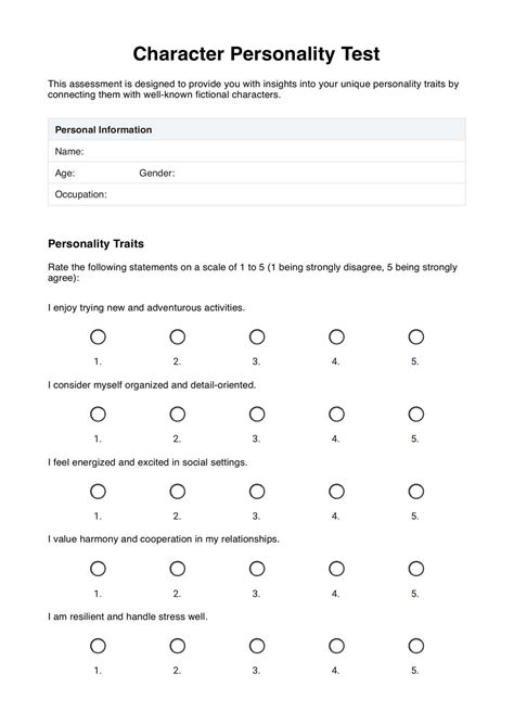 Unlocking Your True Self: The Ultimate Guide to Printable Personality Assessments for Clarity & Growth