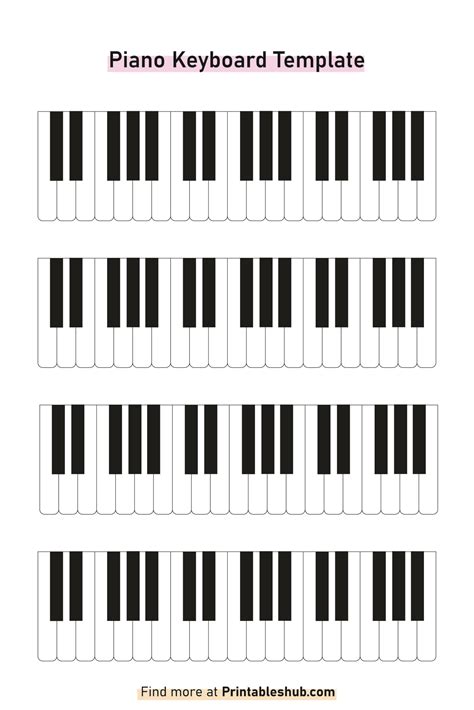 Unlock Your Musical Potential: The Ultimate Guide to the Printable Piano Keyboard