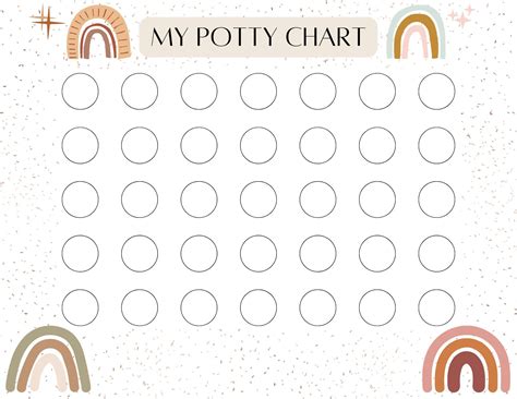 The Potty Training Superpower: Unleashing Success with a Printable Potty Chart for Stickers!
