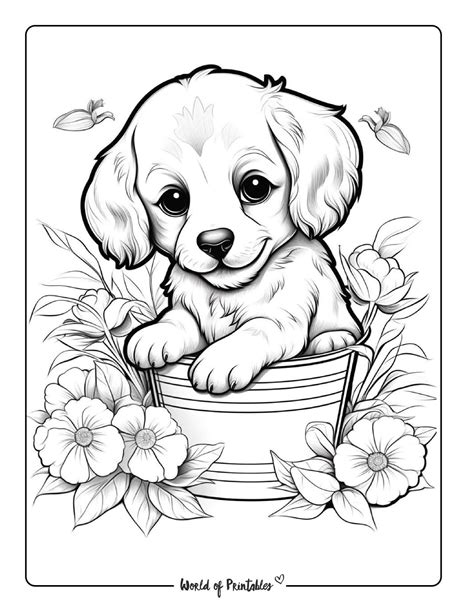 Unleash the Cuteness: Your Guide to Finding the Best Printable Puppy Coloring Pages Free!