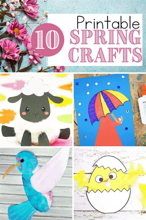 Blooming Creativity: Dive into the Best Printable Spring Crafts for Everyone!