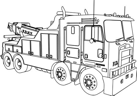 Fueling Creativity: Your Ultimate Guide to Printable Truck Pictures to Color