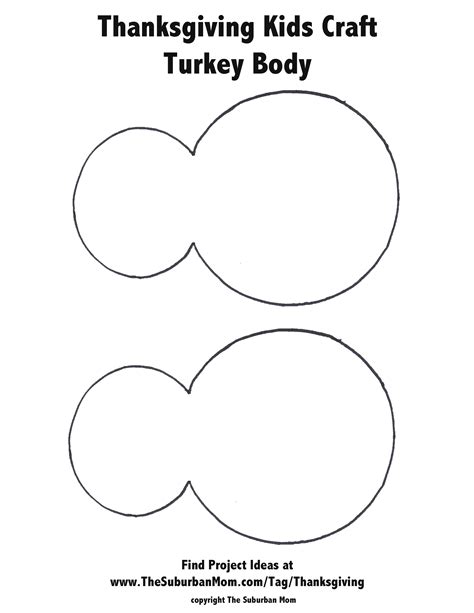 Feather Your Nest with Fun: The Ultimate Guide to Every Printable Turkey Body Template You'll Ever Need!