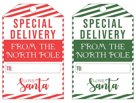 Unwrap Joy This Christmas: Your Ultimate Guide to Santa Gift Tags Printable Free!